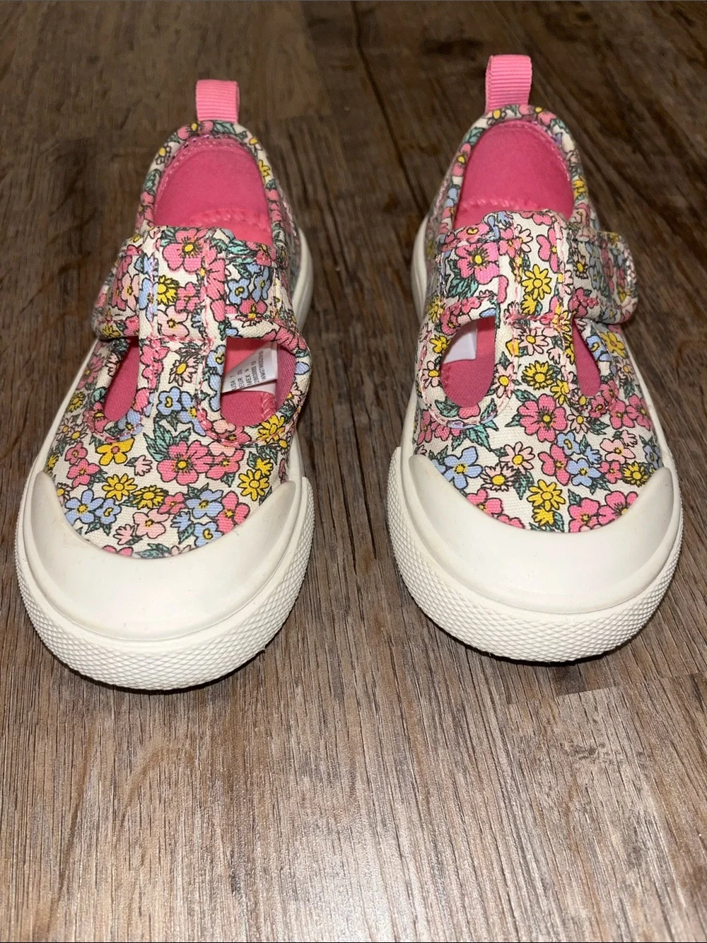 wonder nation Pink Floral Mary Jane Sneakers